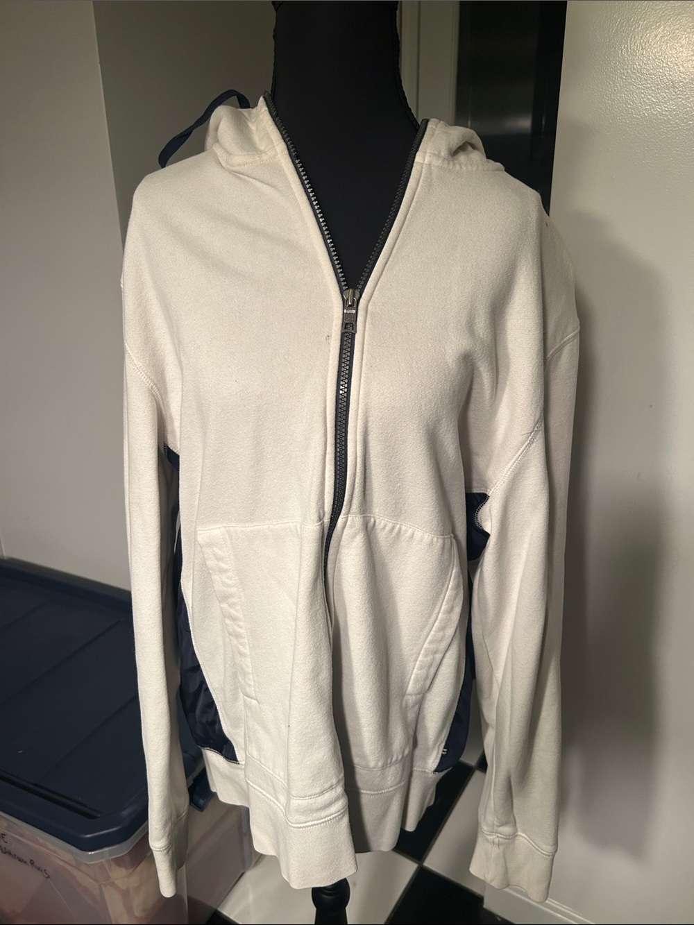 Nautica White Zip-Front Lightweight Jacket